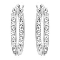 Swarovski Summerset Clear Pave Hoops 1172374