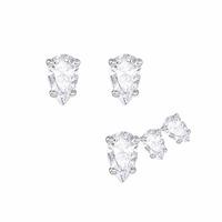 Swarovski Attract White Crystal Earrings Set 5274076
