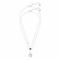 Swarovski Crystal Wishes Heart Necklace Set 5255351