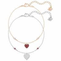 Swarovski Crystal Wishes Heart Bracelet Set 5272249