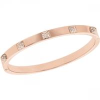 swarovski tactic rose gold plated thin small bangle 5098834