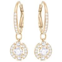 swarovski sparkling dancing crystal rose gold plated drop earrings 527 ...