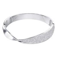 Swarovski Ladies Rhodium Plated Freedom Bangle 5236117