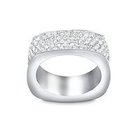 Swarovski Vio Square Wide Crystal Pave Ring 5017112