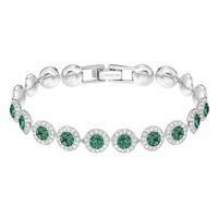 Swarovski Ladies Green Angelic Bracelet 5237769