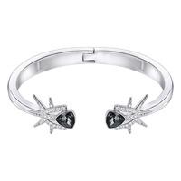 Swarovski Ladies Rhodium Plated Fantastic Bangle 5230608