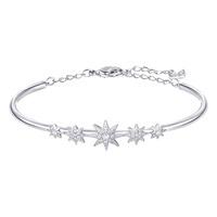 Swarovski Ladies Rhodium Plated Fizzy Bangle 5230289