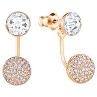 Swarovski Forward Rose Gold Plated Jacket Earrings 5230544