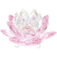 Swarovski Waterlilly Pink Candle Holder Figurine 5066010