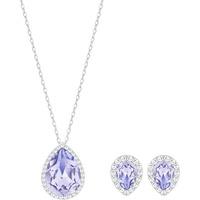 Swarovski Christie Purple Crystal Pendant and Earrings Set 5118946