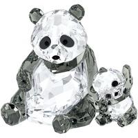 Swarovski Crystal Panda Mother With Baby Figurine 5063690