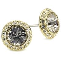 Swarovski Angelic Gold Plated Clear Crystal Stud Earrings 1081941