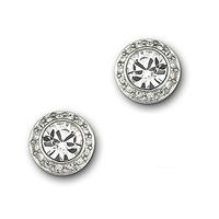 Swarovski Angelic Round Clear Crystal Studs 1081942