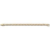 Swarovski Crystal Golden Shadow Tennis Bracelet