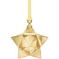 Swarovski Gold Tone Star Ornament Small