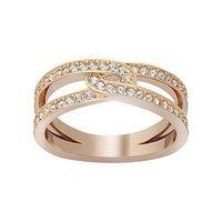 swarovski creativity rose gold tone ring