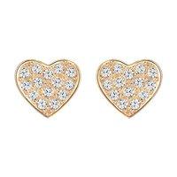 Swarovski Cupid Heart Pierced Earrings