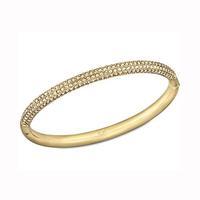 Swarovski Stone Mini Crystal Gold Plated Bangle