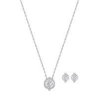 Swarovski Favor Rhodium-Plated Set