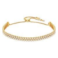 Swarovski Subtle Gold Plated Bracelet