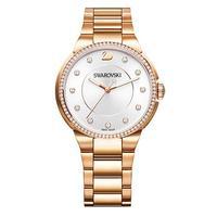 Swarovski City Rose Gold Tone Bracelet Watch