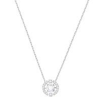 Swarovski Sparkling Dance White Crystal Round Necklace