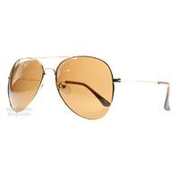 sxuc pilot sunglasses polished gold polariserade