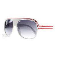 sxuc thick rim sunglasses white 958