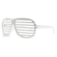 SXUC Shutter Sunglasses White