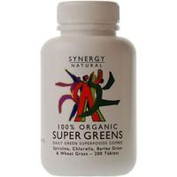 Synergy Natural Org Super Greens 200 tablet