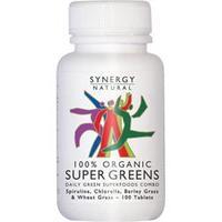 Synergy Natural Org Super Greens 100 tablet