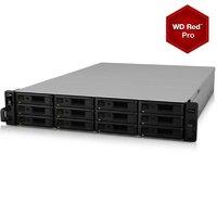 synology rx1216sas48tb red pro 48tb 12x4tb wd12 bay rack nas