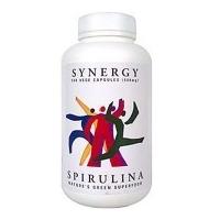 Synergy Organic Spirulina Capsules, 500mg, 100VCaps