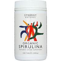 synergy organic spirulina 1000tabs