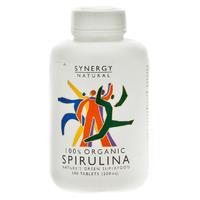 synergy organic spirulina 500 tablets