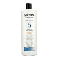 System 5 Cleanser For Medium to Coarse Hair Chemically Treated Normal to Thin-Looking Hair 1000ml/33.8oz