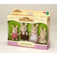 Sylvanian Families - Milk Rabbit Family /dollhouse /rose