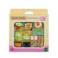 sylvanian families kitchen cooking set