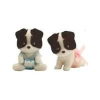 Sylvanian Border Collie Twin Babies