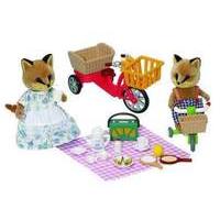 sylvanian families bikes amp picnic set