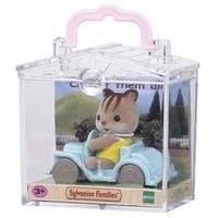 Sylvanian Families Squirrel on Car Baby Carry Case