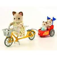 Sylvanian Tandem Bike and Baby t...
