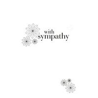 sympathy flower sympathy card