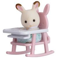 Sylvanian Families Rabbit Baby On Chair Carry Case