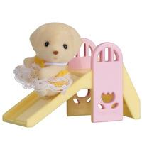 Sylvanian Families Dog Baby On Slide Carry Case