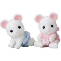 Sylvanian Families White Mouse Twin Babies