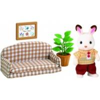 Sylvanian Families Father Rabbit in Living Room