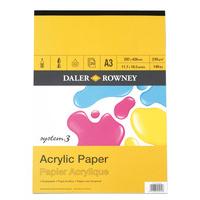 System 3 Acrylic Paper Pads. A3. Each