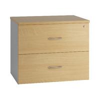 sylvan 2 draw side filing cabinet beech professional assembly included