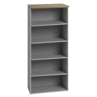 sylvan tall bookcase unit walnut professional assembly included